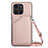 Coque Luxe Cuir Housse Etui YB3 pour Huawei Honor X8b Or Rose