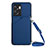 Coque Luxe Cuir Housse Etui YB3 pour Oppo A57 5G Bleu