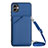 Coque Luxe Cuir Housse Etui YB3 pour Samsung Galaxy A04 4G Bleu