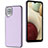 Coque Luxe Cuir Housse Etui YB3 pour Samsung Galaxy A12 Nacho Violet