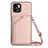 Coque Luxe Cuir Housse Etui YB3 pour Xiaomi Poco C50 Or Rose