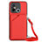 Coque Luxe Cuir Housse Etui YB3 pour Xiaomi Poco C55 Rouge