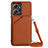 Coque Luxe Cuir Housse Etui YB3 pour Xiaomi Redmi Note 12 4G Marron