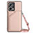 Coque Luxe Cuir Housse Etui YB3 pour Xiaomi Redmi Note 12 Pro 5G Or Rose