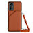 Coque Luxe Cuir Housse Etui YB3 pour Xiaomi Redmi Note 12S Marron