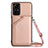 Coque Luxe Cuir Housse Etui YB3 pour Xiaomi Redmi Note 12S Or Rose