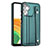 Coque Luxe Cuir Housse Etui YB4 pour Samsung Galaxy A34 5G Vert