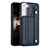 Coque Luxe Cuir Housse Etui YB4 pour Samsung Galaxy S24 Plus 5G Bleu