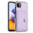 Coque Luxe Cuir Housse Etui YB5 pour Samsung Galaxy A22 5G Violet