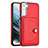 Coque Luxe Cuir Housse Etui YB5 pour Samsung Galaxy S22 Plus 5G Rouge