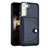 Coque Luxe Cuir Housse Etui YB5 pour Samsung Galaxy S24 5G Bleu