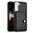 Coque Luxe Cuir Housse Etui YB5 pour Samsung Galaxy S24 5G Noir