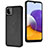 Coque Luxe Cuir Housse Etui YB6 pour Samsung Galaxy A22 5G Noir