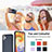 Coque Luxe Cuir Housse Etui YB6 pour Samsung Galaxy M04 Petit