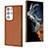 Coque Luxe Cuir Housse Etui YB6 pour Samsung Galaxy S22 Ultra 5G Petit