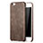 Coque Luxe Cuir Housse L01 pour Apple iPhone 6S Marron