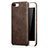 Coque Luxe Cuir Housse L02 pour Apple iPhone 7 Plus Marron