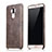 Coque Luxe Cuir Housse L02 pour Huawei Mate 9 Marron Petit