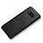 Coque Luxe Cuir Housse L02 pour Samsung Galaxy S8 Noir Petit