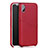 Coque Luxe Cuir Housse L05 pour Apple iPhone X Rouge