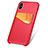 Coque Luxe Cuir Housse L05 pour Apple iPhone Xs Rouge Petit