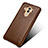 Coque Luxe Cuir Housse pour Huawei Mate 10 Pro Marron