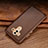 Coque Luxe Cuir Housse pour Huawei Mate 10 Pro Marron Petit