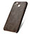 Coque Luxe Cuir Housse pour Huawei P8 Lite Smart Marron Petit