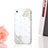 Coque Luxe Strass Diamant Bling Fleurs pour Apple iPhone 4 Blanc