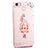 Coque Luxe Strass Diamant Bling Paon pour Huawei Enjoy 5S Rouge