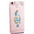 Coque Luxe Strass Diamant Bling Paon pour Huawei G8 Mini Bleu Ciel