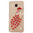 Coque Luxe Strass Diamant Bling Paon pour Samsung Galaxy On7 (2016) G6100 Rouge