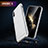 Coque Plastique et Silicone Mailles Filet pour Apple iPhone Xs Max Blanc Petit