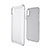 Coque Plastique et Silicone Mailles Filet pour Apple iPhone Xs Max Blanc Petit