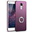 Coque Plastique Housse Etui Rigide Mat avec Support Bague Anneau A01 pour Huawei Honor 7 Violet