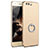Coque Plastique Housse Etui Rigide Mat avec Support Bague Anneau A01 pour Huawei Honor 9 Premium Or