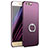 Coque Plastique Housse Etui Rigide Mat avec Support Bague Anneau A01 pour Huawei Honor 9 Premium Violet