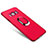 Coque Plastique Housse Etui Rigide Mat avec Support Bague Anneau A01 pour Samsung Galaxy S8 Rouge