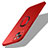 Coque Plastique Housse Etui Rigide Mat avec Support Bague Anneau Aimante Magnetique A01 pour Apple iPhone 15 Rouge