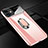 Coque Plastique Housse Etui Rigide Mat avec Support Bague Anneau Aimante Magnetique P01 pour Apple iPhone 11 Or Rose