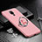 Coque Plastique Housse Etui Rigide Mat avec Support Bague Anneau Aimante Magnetique P02 pour Huawei Mate 20 X 5G Or Rose