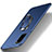 Coque Plastique Housse Etui Rigide Mat avec Support Bague Anneau Aimante Magnetique pour Samsung Galaxy S20 FE 4G Bleu