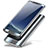 Coque Plastique Mat Protection Integrale 360 Degres Avant et Arriere Etui Housse A01 pour Samsung Galaxy Note 8 Argent