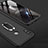 Coque Plastique Mat Protection Integrale 360 Degres Avant et Arriere Etui Housse avec Support Bague Anneau pour Huawei Honor 10 Lite Noir