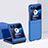 Coque Plastique Mat Protection Integrale 360 Degres Avant et Arriere Etui Housse BH1 pour Motorola Moto Razr 40 Ultra 5G Bleu