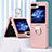 Coque Plastique Mat Protection Integrale 360 Degres Avant et Arriere Etui Housse BH1 pour Samsung Galaxy Z Flip5 5G Or Rose