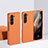 Coque Plastique Mat Protection Integrale 360 Degres Avant et Arriere Etui Housse BH1 pour Samsung Galaxy Z Fold5 5G Orange