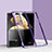 Coque Plastique Mat Protection Integrale 360 Degres Avant et Arriere Etui Housse GK6 pour Huawei Honor Magic V2 Ultimate 5G Violet