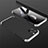 Coque Plastique Mat Protection Integrale 360 Degres Avant et Arriere Etui Housse M01 pour Apple iPhone 12 Pro Max Argent et Noir