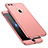 Coque Plastique Mat Protection Integrale 360 Degres Avant et Arriere Etui Housse M01 pour Apple iPhone 8 Plus Or Rose